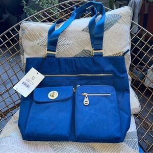 Baggallini Tulum Royal Blue Tote Bag